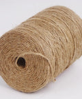 Close-up of 2 Pack 2mm Natural Jute Twine String 1600 Feet Total For DIY Crafting Gardening Gift Wrapping Macrame Home Decor Brown 800