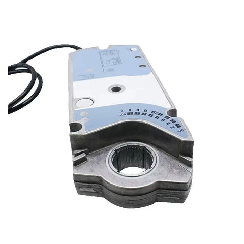 Bang For Your Buck AC 24V Modulating Air Damper Actuator With Rock Solid Position Feedback Smooth Glide Action Gbb161.1E close-up view with electric cable.