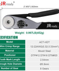 25 Piece ST2173 Deutsch Connector Tool Kit With ACT HDT Crimp Tool specifications with size and weight details