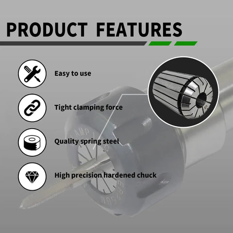 ER32 Spring Collet Set For CNC Milling Lathe And Engraving Machines, 26 Piece Kit, detailed product features