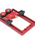 Heavy Duty Table Saw Roller Stand With Aluminum Alloy Construction And Dual Wheel Bearing Roller for woodworking projects