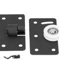 Sliding Door Wheel With Gasket For Wardrobe Cabinet Closet Furniture Grooved Track Wheel Concave Wheel Sliding Pulley Durable CRS Material