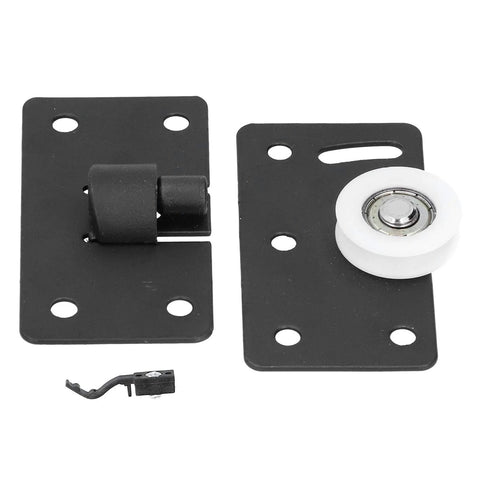 Sliding Door Wheel With Gasket For Wardrobe Cabinet Closet Furniture Grooved Track Wheel Concave Wheel Sliding Pulley Durable CRS Material