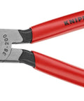 Pro-Grade Three Piece Long Nose Pliers Tool Set For Precision Gripping And Bend-Back Jaws, Vanadium Electric Steel, Red Handles