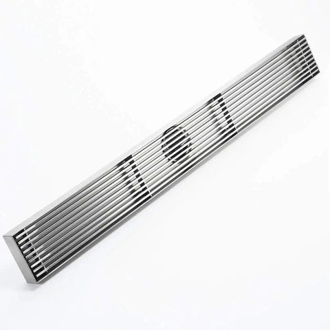 Top Shelf 304 Stainless Steel Linear Shower Drain With Built In Odor Guard And Slick Chrome Trim For Fresh Showers And Laundry Zones 60Cm Long