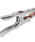 Heavy Duty 800A Earth Ground Clamp For Arc Welder With Copper Clip And Electroplating Finish To Boost Conductivity During Manual Stick Welding Jobs, detailed view.
