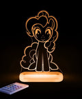 Color Changing 12 Color Pattern LED Night Light For Kids Kid Friendly Remote Control Dimmable Sleep Aid Pony Theme Bedroom Decor With Soft Glow And Timed Auto Shutoff
