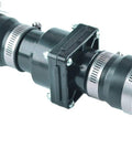 Slip On Sump Pump Check Valve With Stainless Steel Clamps For One And One Half Inch Or One And One Quarter Inch ABS Body With EPDM Seals Corrosion Resistant Clamp Fasteners Easy Install Vertical Or Horizontal