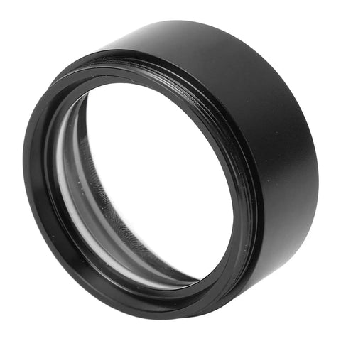 0.7X Microscope Auxiliary Objective Lens For Stereo Microscopes With 48mm Thread High Transmittance Anti Blue Light Extended Working Distance Up To 165mm Pro Grade Lab Ready Eye Fatigue Prevention Clear Imaging Durable Black, black threaded lens