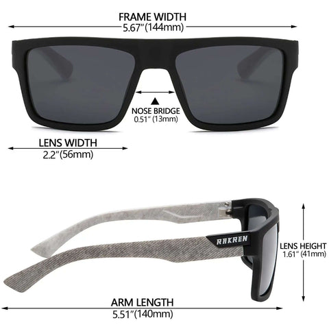 Polarized Sports Sunglasses For Men And Women Vintage Square Fishing Glasses UV400 Protection Dope Outdoor Shades Unisex Frames B1