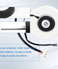 Beefy Brushless DC Air Conditioning Fan Motor 208-230V 60Hz 20W Internal Condenser Replacement for Midea AC Units YKFG-20-4-10L close-up