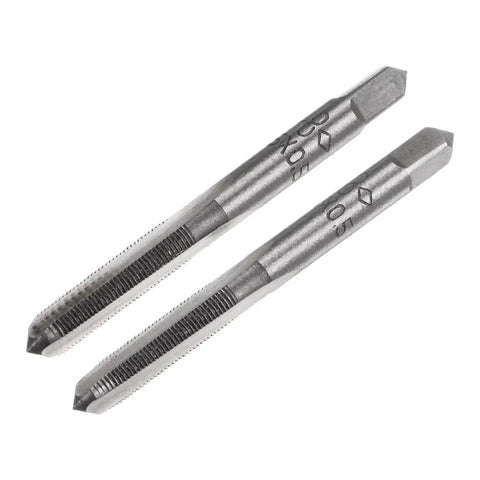 Metric Hand Tap Set M5 X 0.5 Taper And Bottom Thread Taps Kit For Repair And Hand Threading In Alloy Tool Steel, 3 Flutes