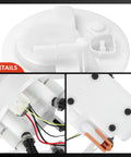 Fuel Pump Module With Sending Unit For Honda Civic 2002 2003 2004 2005 showing wiring and connectors, detail view