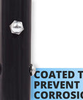 Close-up of metal adjustable 18000 Pound Capacity Floor Jack For Remodeling Projects with corrosion-resistant coating