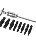 Sick 9 Piece Blind Hole Bearing Puller Kit Extracts Stubborn Bearings Fast With Hammer Action Internal Extractor Tool For 8 To 32 Mm Collets; steel set