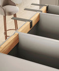 Beefy Heavy Duty Countertop Support Brackets Pack Of 2 For Granite Quartz Wood Laminate Countertops installed on wooden frame