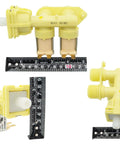 Top Load Washer Water Inlet Mix Valve Replacement 110 127V GHT Fits Commercial Washers AP6873906, yellow plastic valve