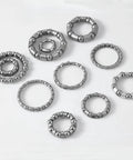 Bicycle Headset Bearings Kit 4 Pack, 5 By 32 Inch, 16 Ball, Stainless Steel Caged Bearings for smooth steering, top view