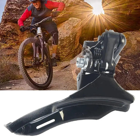 Universal Front Bicycle Derailleur For BMX Cruisers Electric Folding Hybrid And Mountain Bikes Heavy Duty Steel TZ 30 with cycler