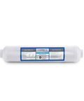 Inline Post RO Filter For Your Fridge And Ice Makers, Coconut Shell Activated Carbon Water Purifier, 2000 Gal Life, white casing