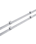 Two Pack SBR12 1000mm Linear Rail Kit With Four Carriage Blocks For CNC Machines And Automated Equipment, Heavy Duty Linear Guide Rails