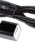 Hella Reliable Wireless Bluetooth Lapel Microphone With Integrated Push To Talk For Radios Phones And Tablets Rock Solid Plug And Play Adapter featuring USB charging cable and wall adapter.