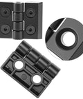 Two Pack 2020 Series Door Handle And Frame Hinges Install Kit For 2020 Aluminum Extrusion Profile 6mm Slot with zinc alloy hinges