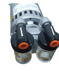 Factory Fresh High Vacuum Pump Replacement Compatible With 1531 107B G289X showing dual outlets and transparent filters.