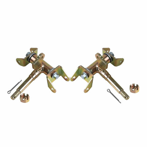 Heavy Duty Steering Knuckle Set For ATV Go Kart Quad Front Left And Right Spindles For 50cc To 250cc Drum Brake Rigs Steel Built