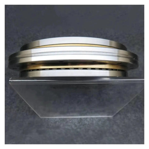 Rock Solid Yrt100 Rotary Table Bearing 100x185x38mm shown from the side, highlighting the precision steel design for CNC use.