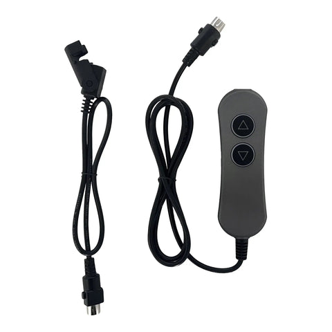 Remote Hand Control For Power Lift Chairs And Recliners With USB Backlight, Two Button Five Pin Prong Plug, Universal Handset Compatible