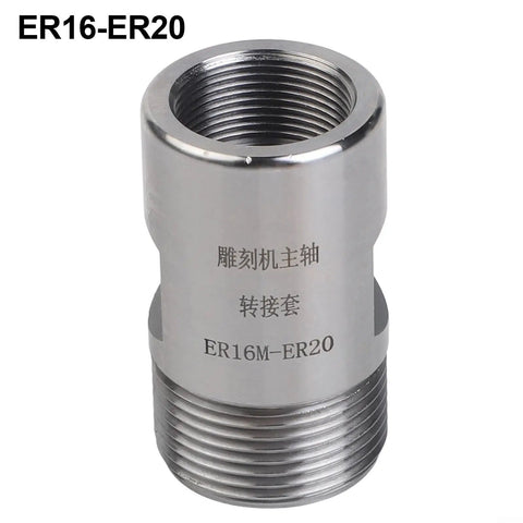 Heavy Duty ER Collet Chuck Spindle Thread Adapter And Motor Rotor Extension Rod Compatible With ER16 To ER20 Chucks Delivering Spot On Alignment And Solid Grip During Every Single Cut