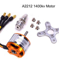 A2212 1400KV Brushless RC Motor with mounting accessories for RC planes and quadcopters
