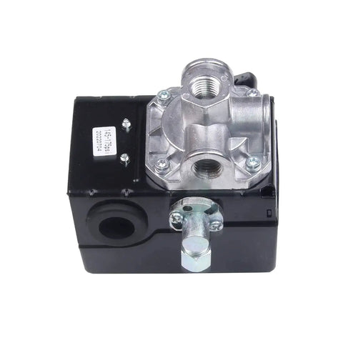 Replacement Pressure Switch For Air Compressor 145 To 175 PSI, Quarter Inch FNPT Inlet, Four Port, Adjustable 30 To 40 PSI Differential
