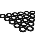 20 Pack M6 Flat Washers Black Stainless Steel Sealing Rings Inner 6mm Outer 12mm 1.5mm Thick Heavy Duty Washers For Home Shop DIY Projects Durable Hardware Fasteners, black washers