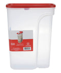 Modular Cereal Keeper Large for Pantry Organization with recessed flip top lid and ergonomic grip, shown front view.