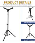 Foldable Silent Snare Drum Stand Eco Friendly Practice Rack Detachable Drum Holder with adjustable height from 68-99cm.