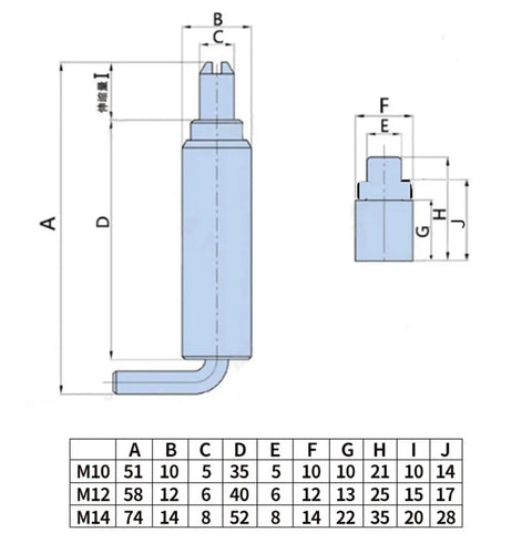 Top Grade M12 Upper And Lower Door Shaft Iron Cabinet Plate Bolt For Welding Heavy Duty Cylindrical Hinge That Fits Any Movable Swing Door Perfect For Workshop Or Shop Floor Upgrade Needs dimensions and specification chart