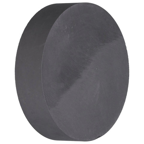 Premium Pro Grade High Purity Graphite Ingot Block 95 To 98 Percent For Milling And Surface Plate Use Round 120Mm Diameter 30Mm Thick