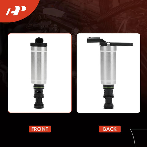 Front and back view of Two Piece Intake And Exhaust Variable Valve Timing Solenoid Kit For Jeep Grand Cherokee Wrangler Gladiator Durango Chrysler Pacifica Voyager Ram 1500 Grand Caravan