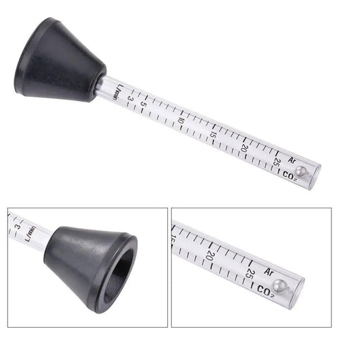 Peashooter Gas Flow Meter For MIG TIG Welders Pro Flow Tester 0 To 25 Liters Per Minute Clip On Flowmeter For Welding Torch Accurate Argon CO2 Gas Readout Quick Setup Durable Weld Shop Tool, plastic clip-on tube
