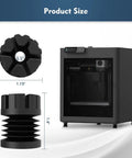 Image showing 4 Pack Game Changing Anti Vibration Feet For X1 X1C P1P And P1S Printers High Temp Silicone Shock Absorbers dimensions.