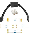 Slick Premium Honda Acura 3.5L Vcm Disabled System Harness Kit For Pilot Accord Odyssey Ridgeline with resistors and connectors.