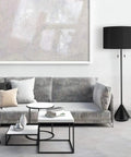 60 Inch Two Light Floor Lamp With Black Base And Black Fabric Shade Includes LED Bulbs Modern Minimalist Scandinavian Style
