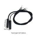 Cylindrical Plastic Mounted Reed Proximity Switch Magnetic Sensor Pack Of 2, 25mm, Normally Open, Hermetically Sealed
