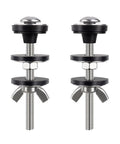 2 Pcs Toilet Tank Bolts Replacement Kit Heavy Duty Stainless Steel Universal Toilet Seat Bolts And Nuts With Rubber Washers Gaskets