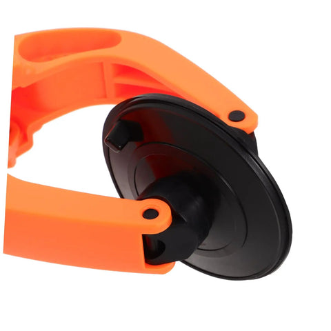 Close-up of orange grip Phone Screen Opening Tool With Suction Cup Pliers For Easy DIY Repairs, Broad Compatibility With Many Phone Models