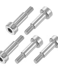 Five Six Pack 304 Stainless Steel Shoulder Bolts With 4mm Shoulder Diameter And 10mm Shoulder Length M3 Thread Hex Socket Heavy Duty