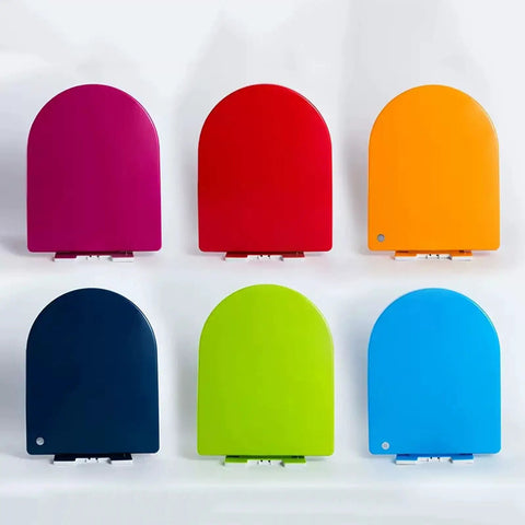 Premium White Oval Toilet Seat Featuring Heavy Duty Soft Close Action And Hassle Free Quick Release Hardware Crafted From Durable Polypropylene To Eliminate Loud Slamming Noise For Good in colorful variations.