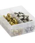 Length Dividers For Plastic Storage Drawers And Cabinets, 6 Pack Clear, Create Custom Compartments For Craft And Hardware Cabinets.